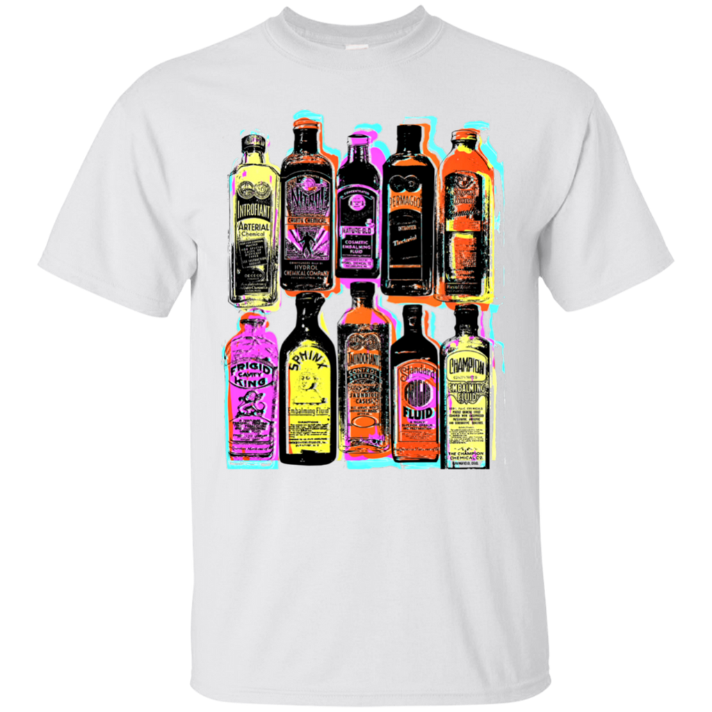 Old Fluid Bottles Comic Book Colors T-Shirt