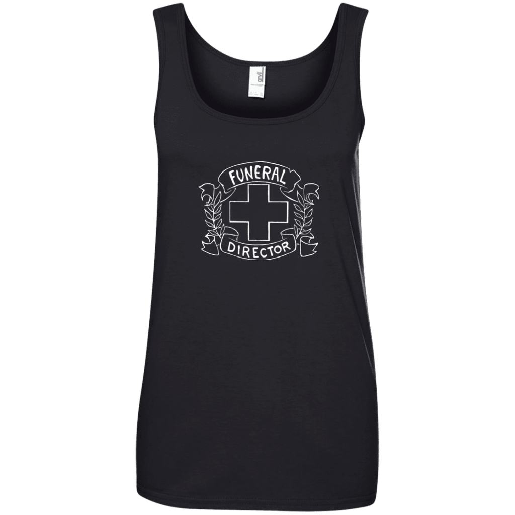 Funeral Director- Ladies' Black Tank Top