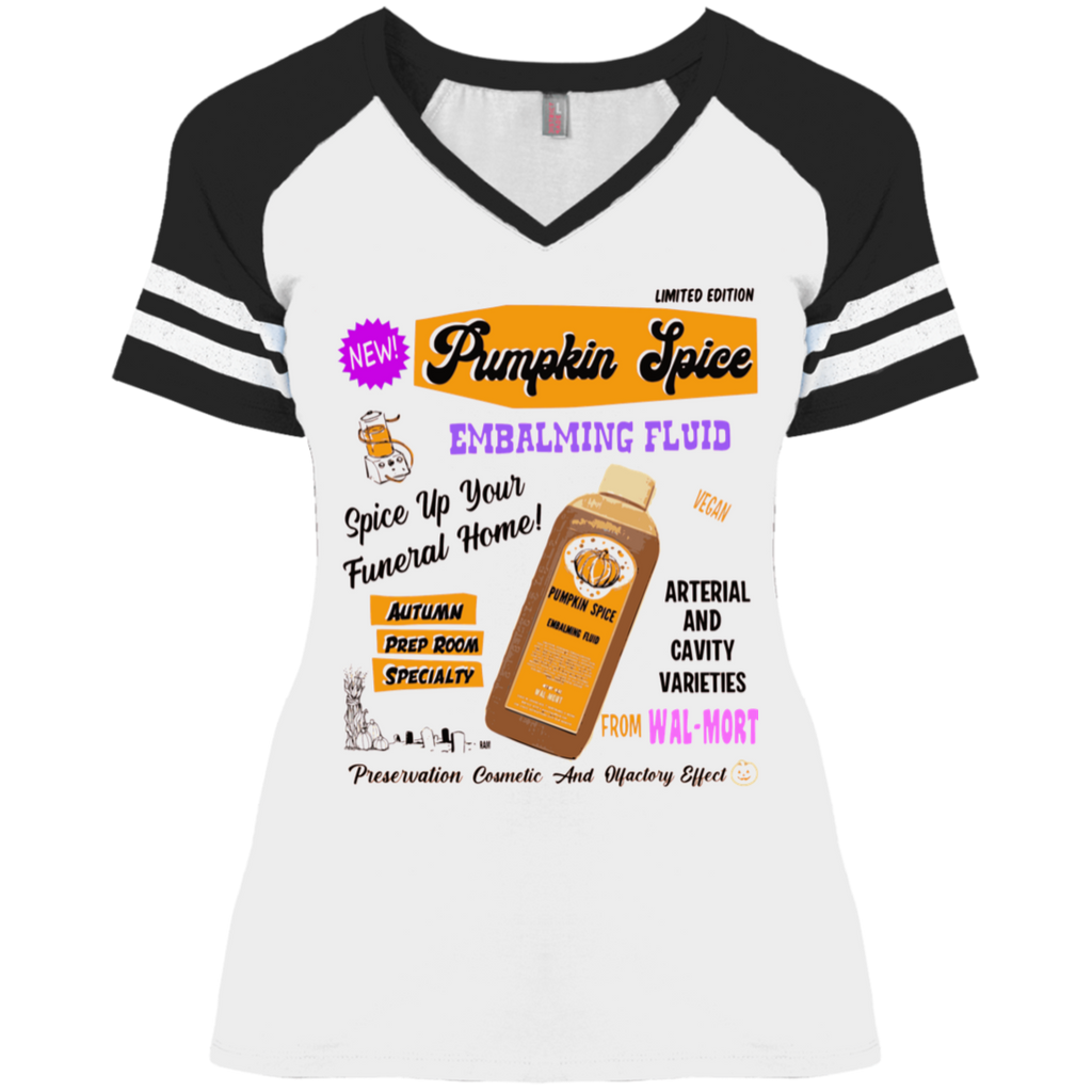 Pumpkin Spice Embalming Fluid "femme cut" Team Shirt
